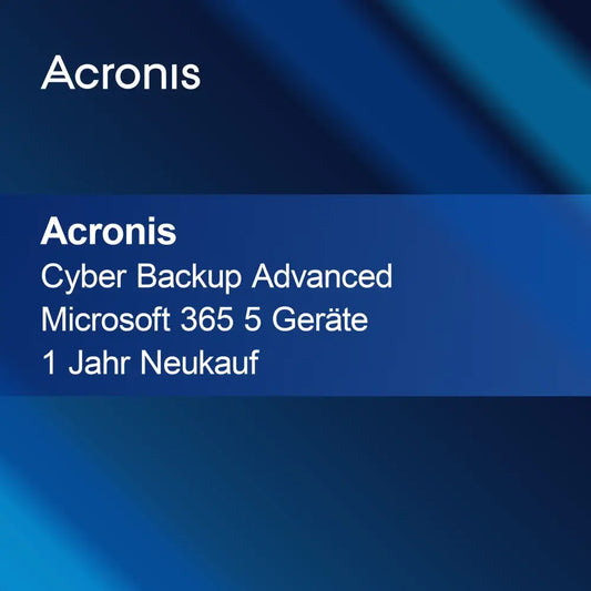 Acronis Cyber Backup Advanced Microsoft 365