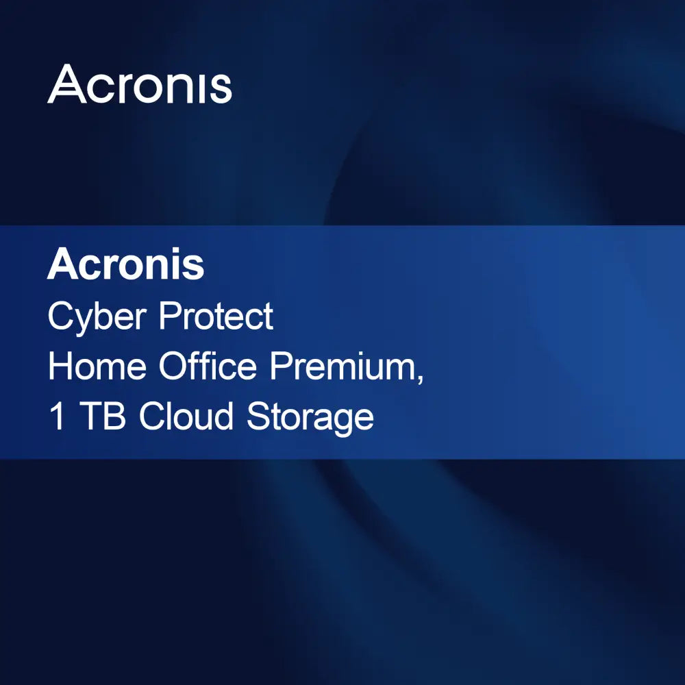 Acronis Cyber Protect Home Office Premium 1 TB Cloud Storage
