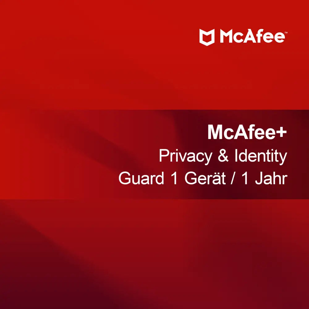 McAfee Privacy & Identity Guard - 1 Gerät - 1 Jahr