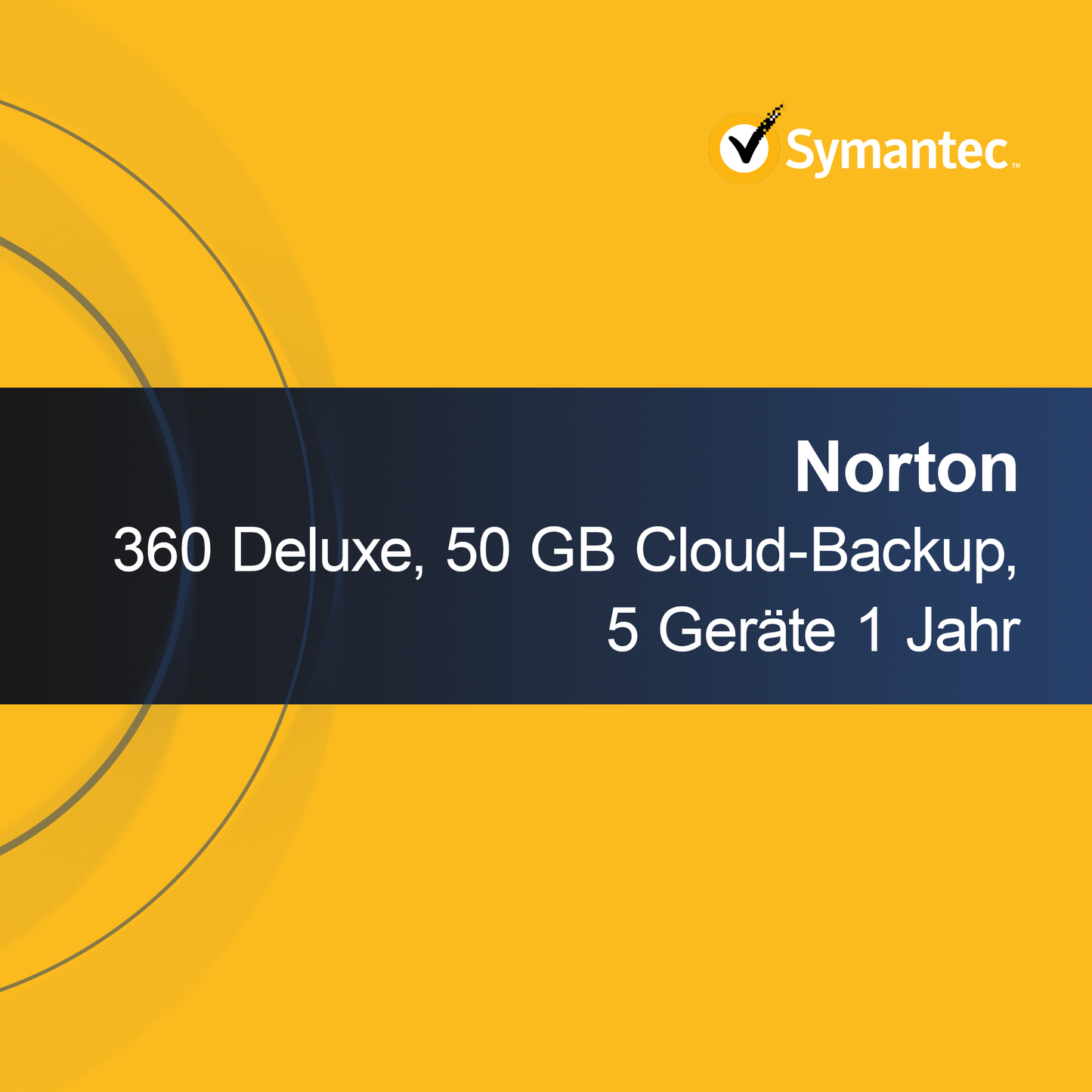 Norton 360 Deluxe 50 GB Cloud-Backup 5 Geräte 1 Jahr