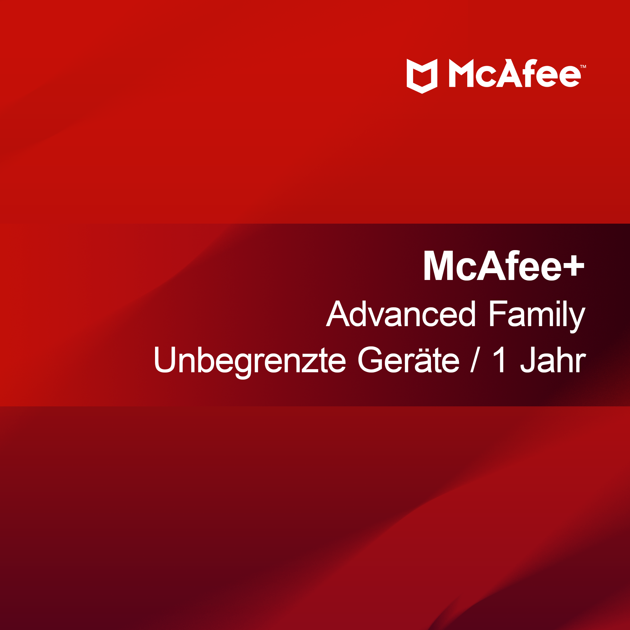 McAfee+ Advanced Family - Unbegrenzte Geräte - 1 Jahr
