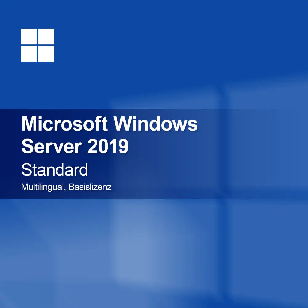 Microsoft Windows Server 2019 Standard Multilingual Basislizenz