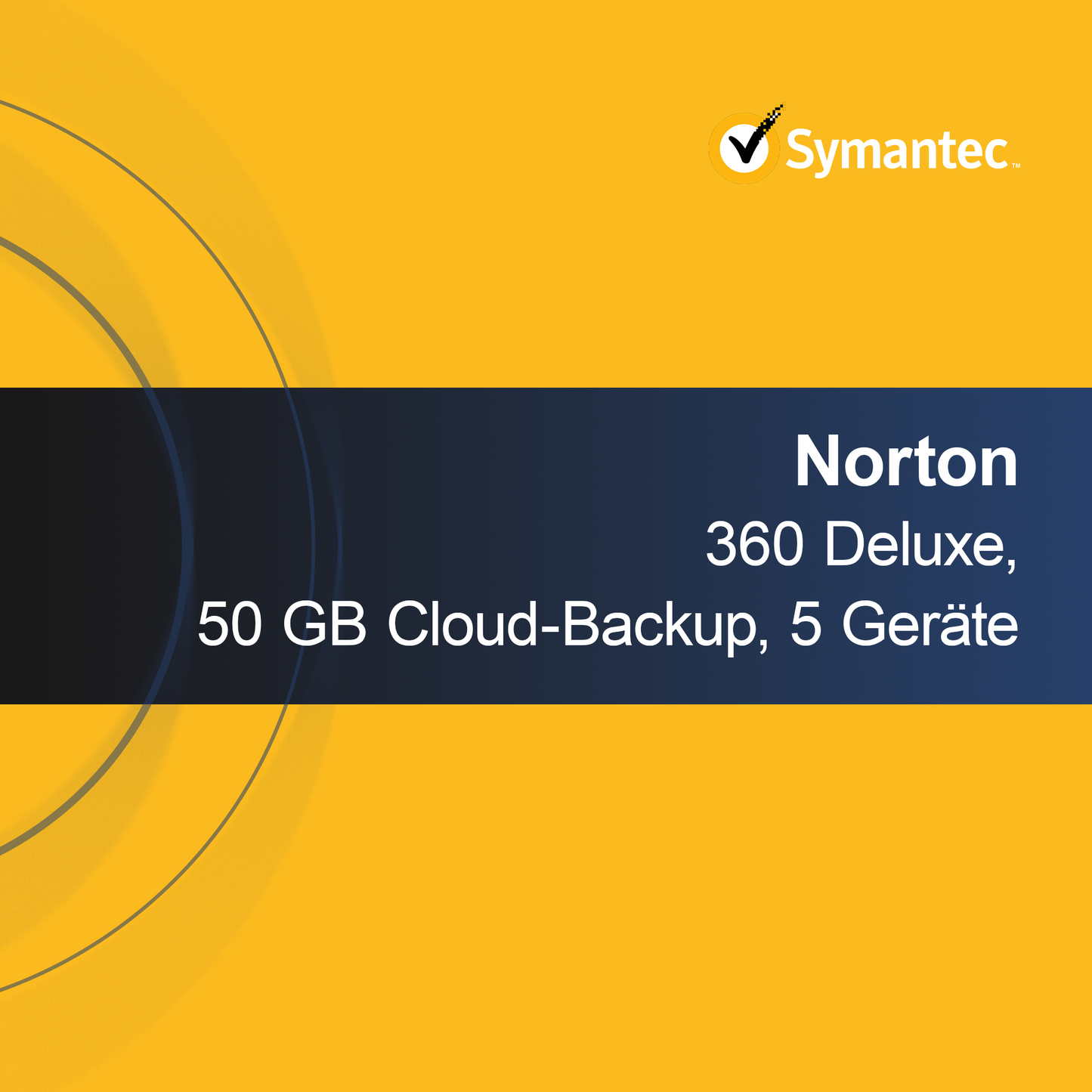 Norton 360 Deluxe 50 GB Cloud-Backup 5 Geräte - 1 Jahr